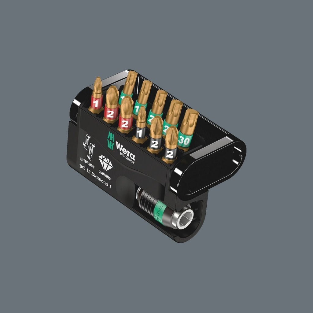 Wera Bit-Check 12 Diamond 1, 12-Pieces