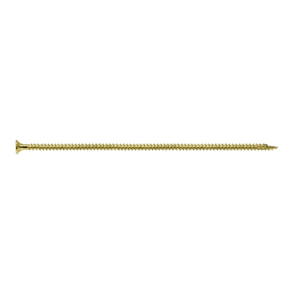 Simpson Strong-Tie SDCF221134 Strong-Drive SDCF TIMBER-CF Screw, 0.315-in. x 11-3/4-in. T40, Yellow Zinc, 250-Pack