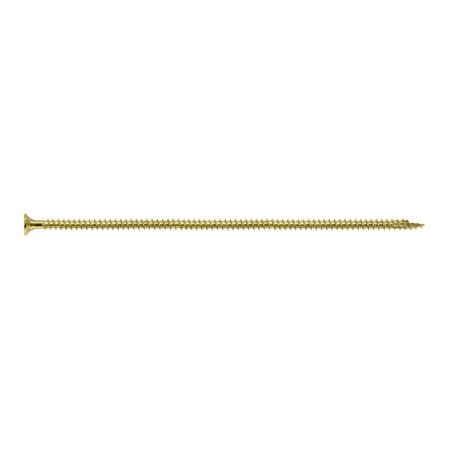 Simpson Strong-Tie SDCF221134 Strong-Drive SDCF TIMBER-CF Screw, 0.315-in. x 11-3/4-in. T40, Yellow Zinc, 250-Pack