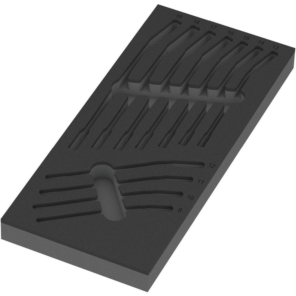 Wera 9833 Foam Insert 6001 Joker Switch Set 1, Empty, 172x30x392-mm.