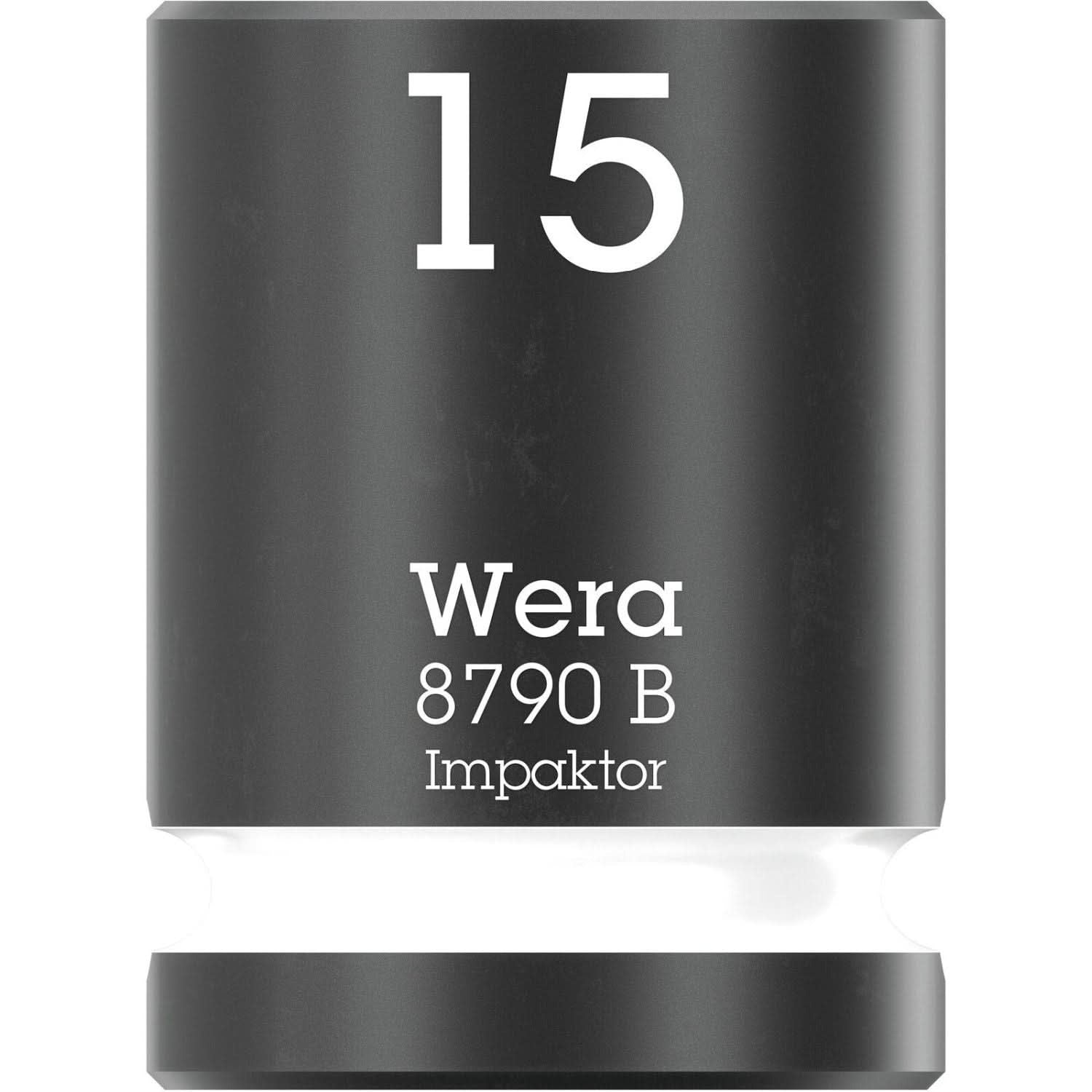 Wera 8790 B Impaktor Socket With 3/8-in. Drive, 15x30-mm.