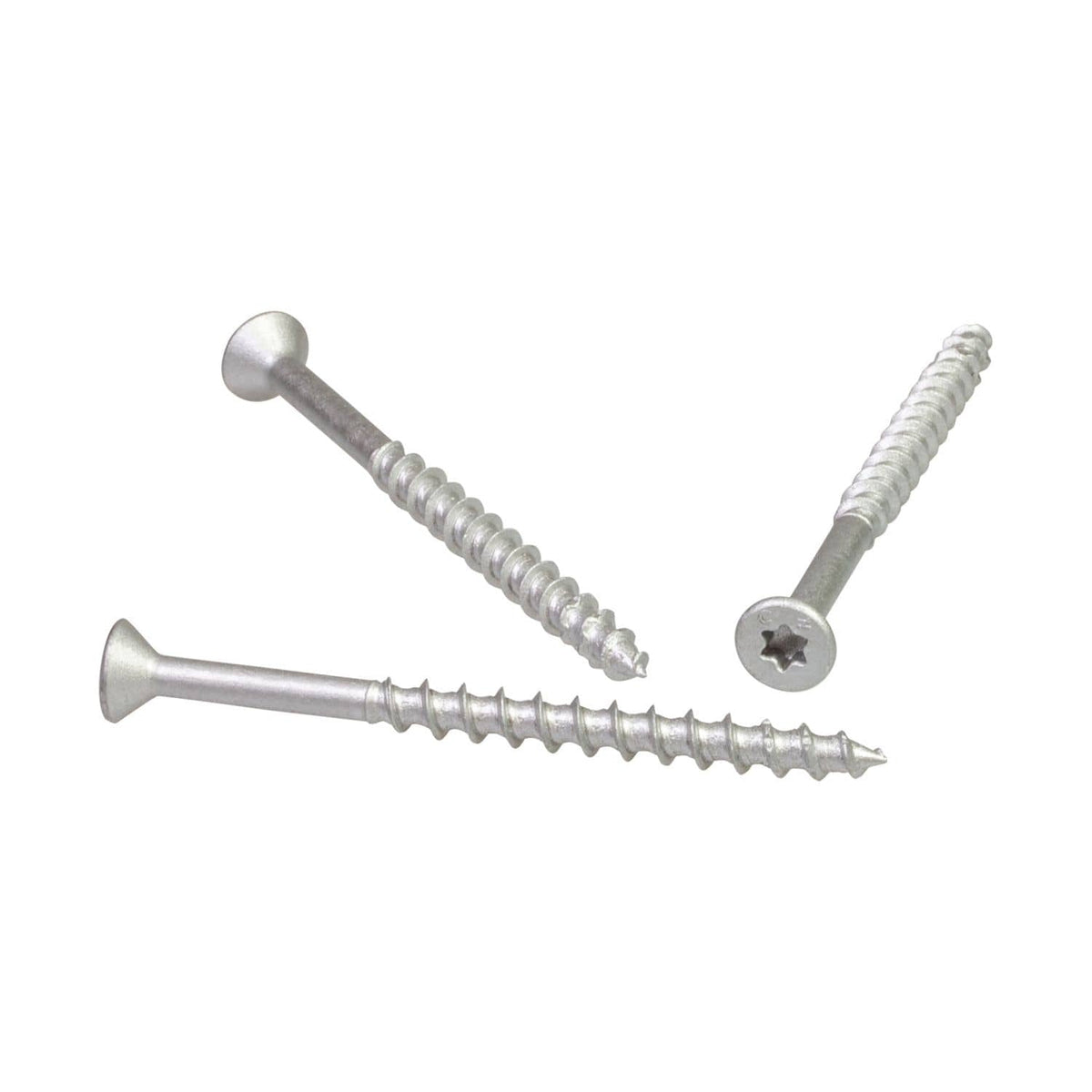 Simpson Strong-Tie TNTS18234TFB Titen Turbo, 3/16-in. x 2-3/4-in. 6-Lobe Flat-Head Concrete and Masonry Screw, Silver, 1000-Pack