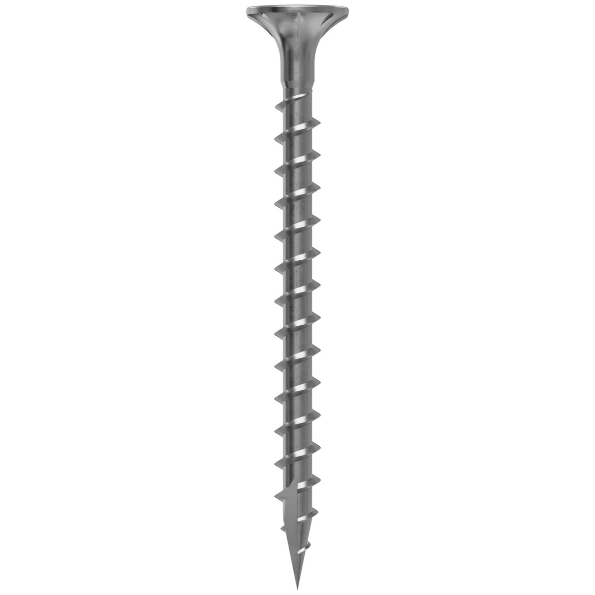 Simpson Strong-Tie T08C225WQ-RP50 Fiber-Cement Screw, #8 x 2-1/4-in. #2 Square Wafer-Head, Type 316, 50-Pack