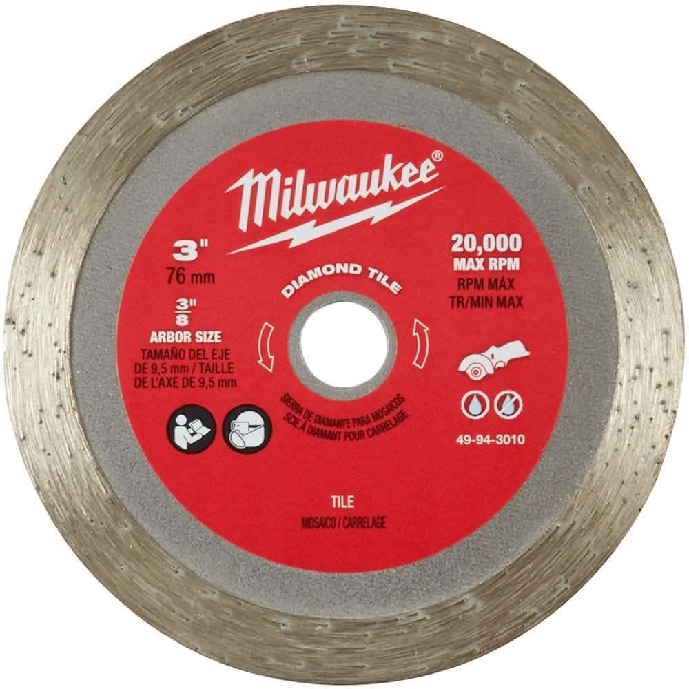 Milwaukee 2522-21XC M12 FUEL 3 in. Compact Cut Off Tool 4.0Ah Kit w/ 3-Pack Blades