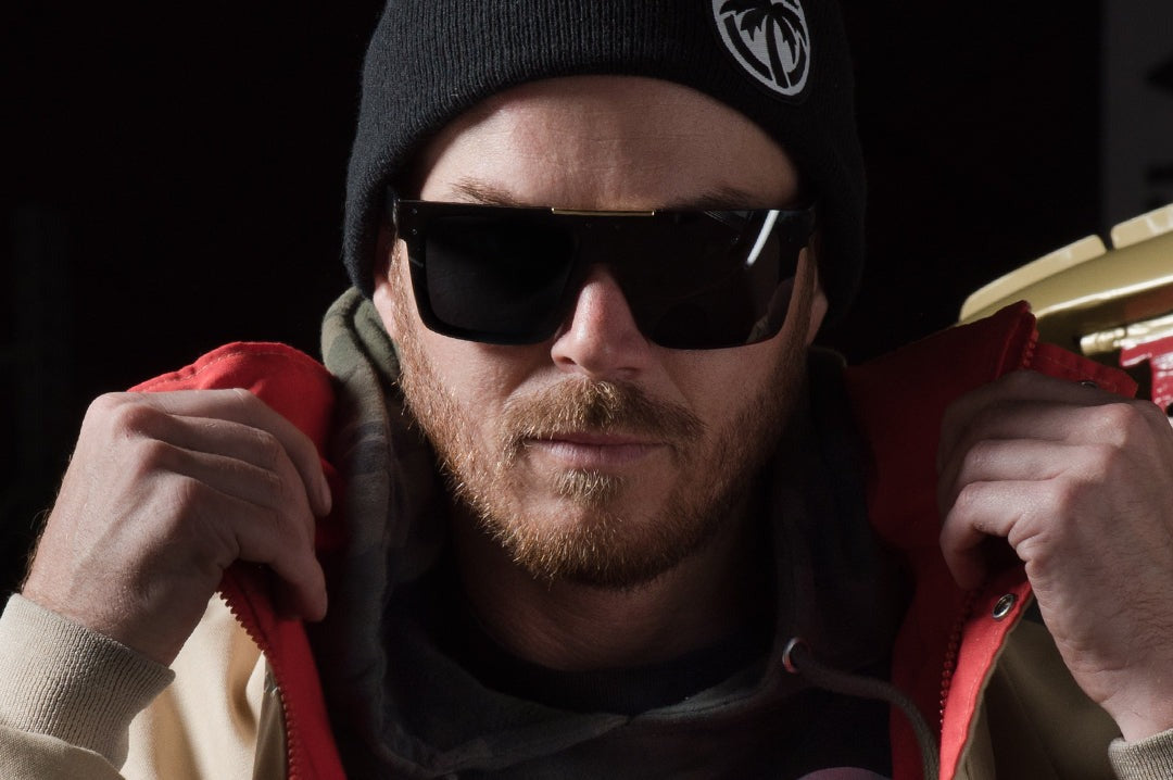 Heat Wave Quatro Z87 BLACK/GOLD Sunglasses