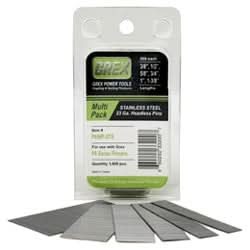 Grex P6/MP-STS 23-Gauge 304 Stainless Steel Pin Nail Multi Pack, 3/8" to 1-3/8", 3000 Pack
