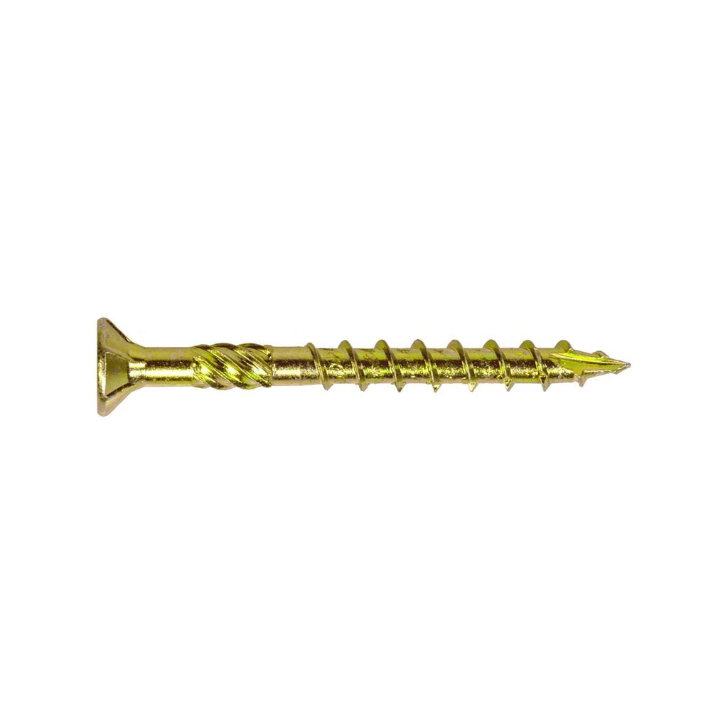 Simpson Strong-Tie SDCP22318 Strong-Drive SDCP TIMBER-CP Screw, 0.315-in. x 3-1/8-in. T40, Yellow Zinc, 250-Pack