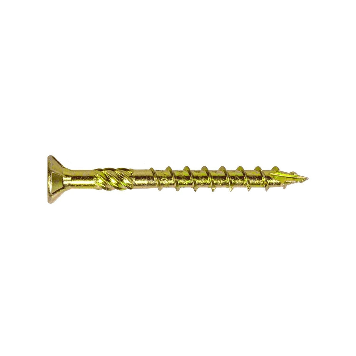 Simpson Strong-Tie SDCP22318 Strong-Drive SDCP TIMBER-CP Screw, 0.315-in. x 3-1/8-in. T40, Yellow Zinc, 250-Pack