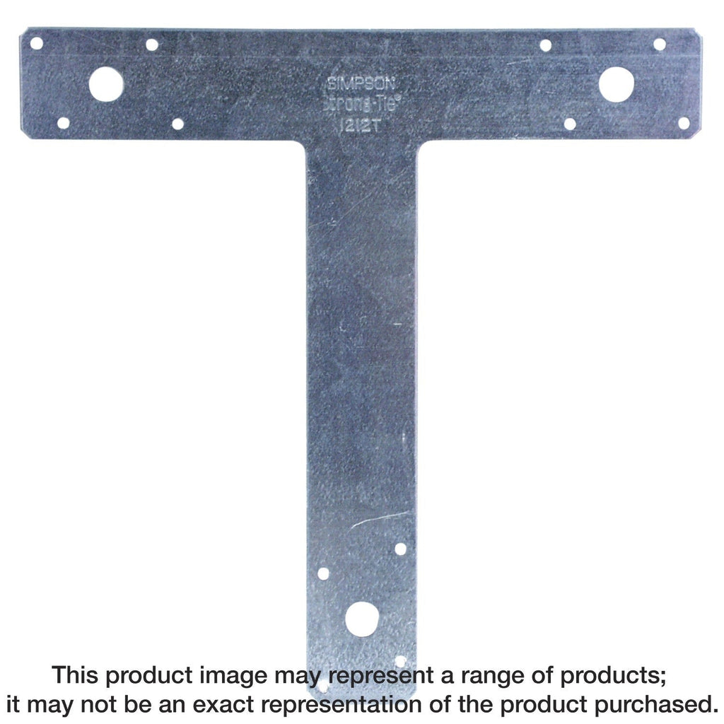 Simpson Strong-Tie 1212T 12-in. x 12-in. 14-Gauge Galvanized T Strap