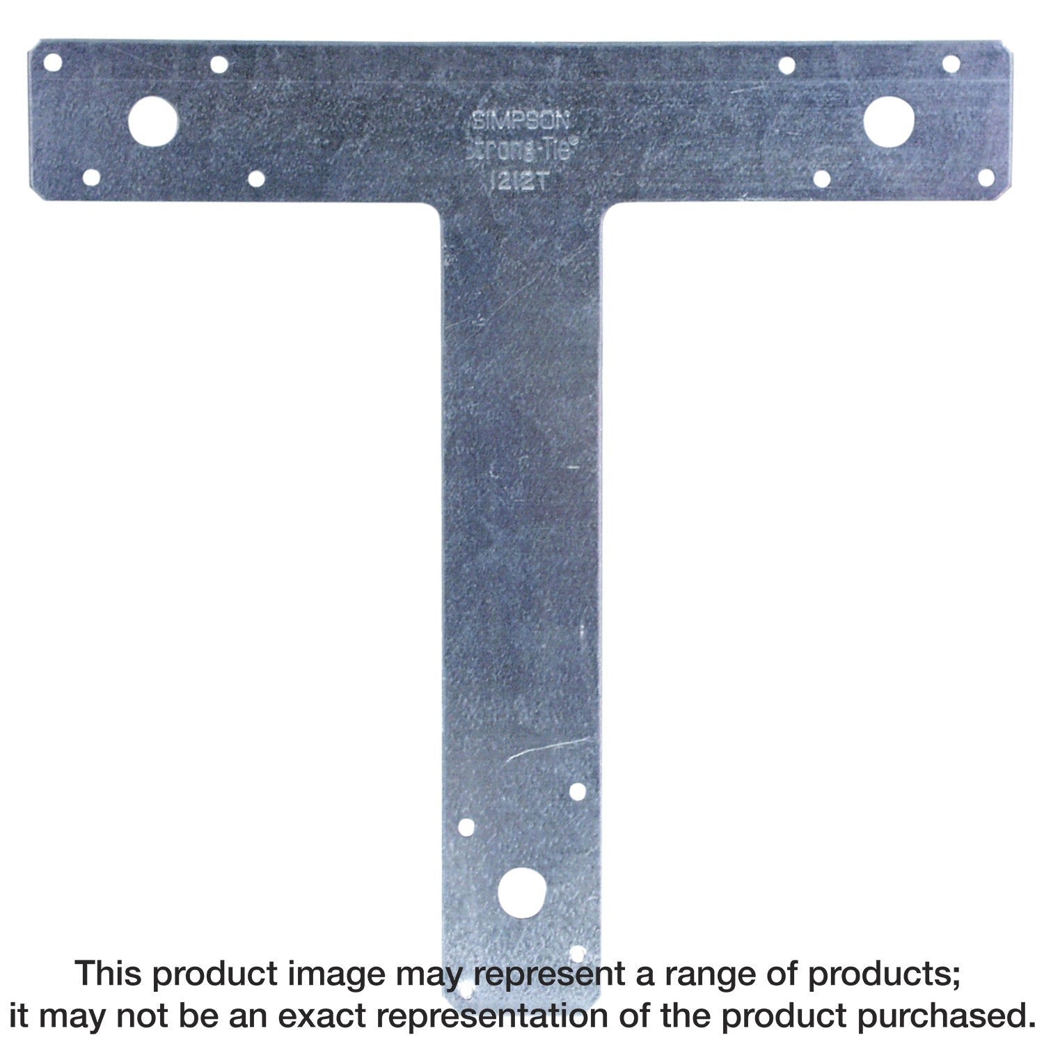 Simpson Strong-Tie 1212T 12-in. x 12-in. 14-Gauge Galvanized T Strap