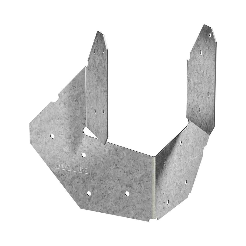 Simpson Strong-Tie HCP4Z HCP 18-Gauge ZMAX Galvanized Hip Corner Plate for 4x