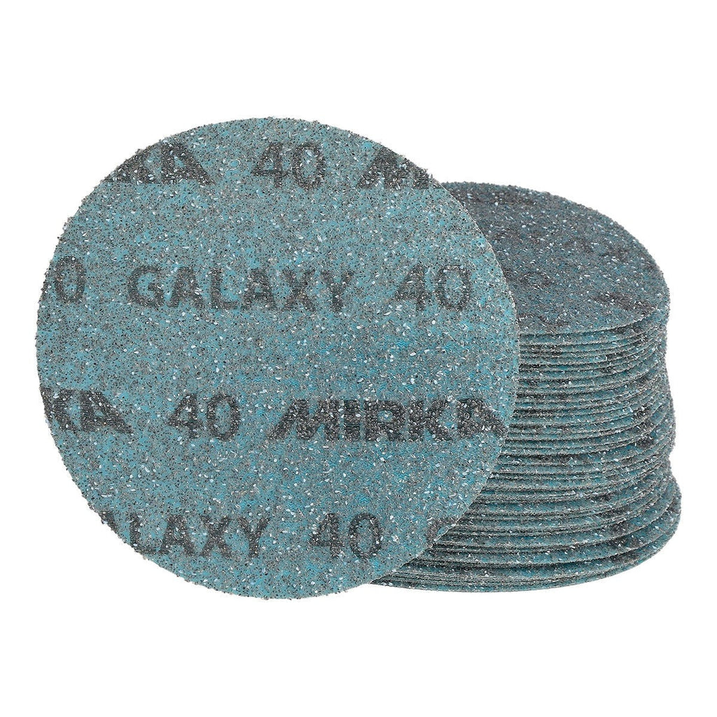 Mirka Galaxy 5-in. 40 Grit Grip Sanding Disc for Multi-Material Surface Prep (FY-612-040)