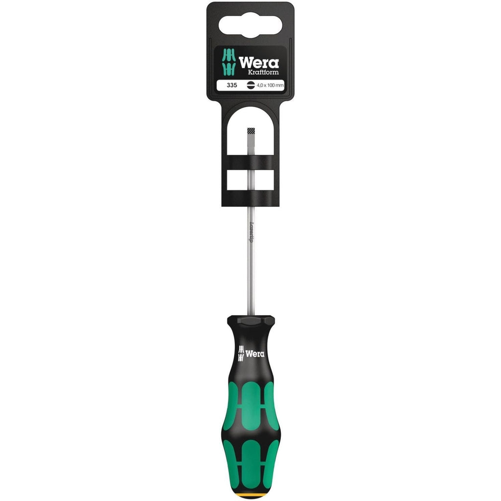 Wera 335 SB Slotted Screwdriver, 0.8x4x100-mm.