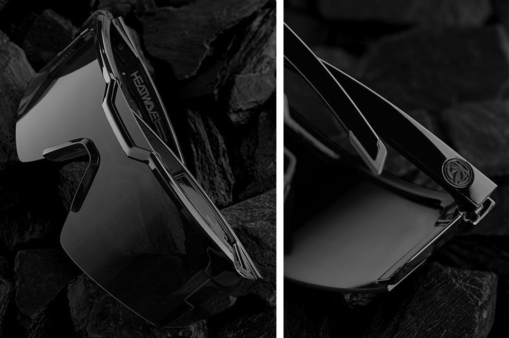 Heat Wave Future Tech GLOSS BLACK Ultra Black Z87+ Sunglasses