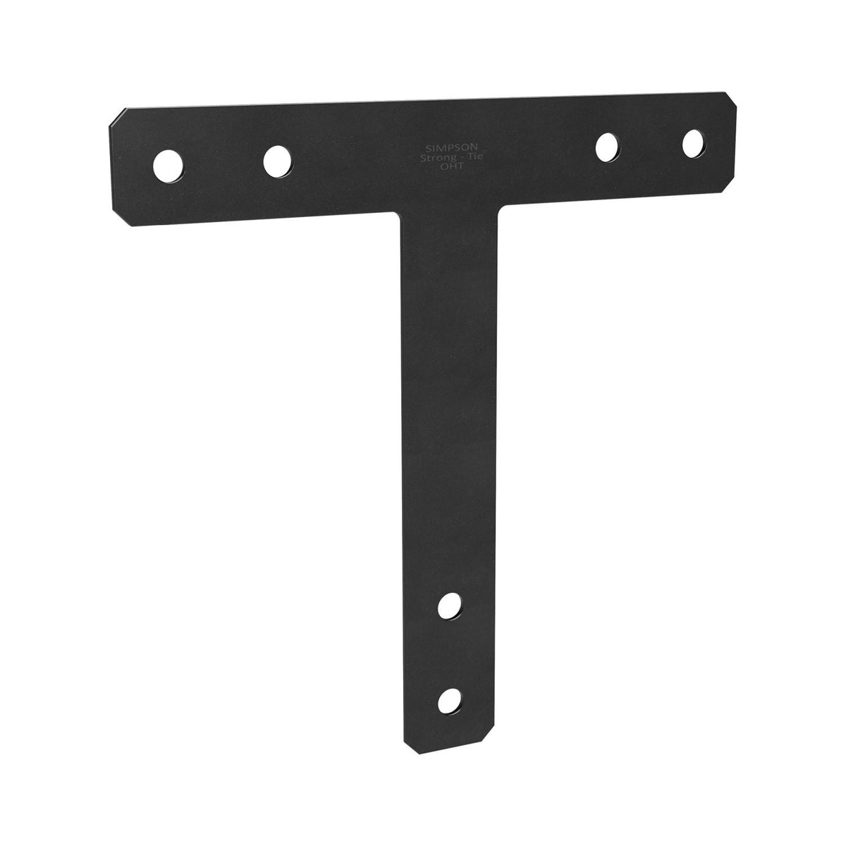 Simpson Strong-Tie 1616HTPC HTPC 16-in. x 16-in. 7-Gauge Black Powder-Coated Ornamental T Strap