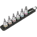 Wera Belt C 3 Torx Hf Zyklop Bit Socket Set With Holding Function, 1/2-in. Drive, 6-Pieces