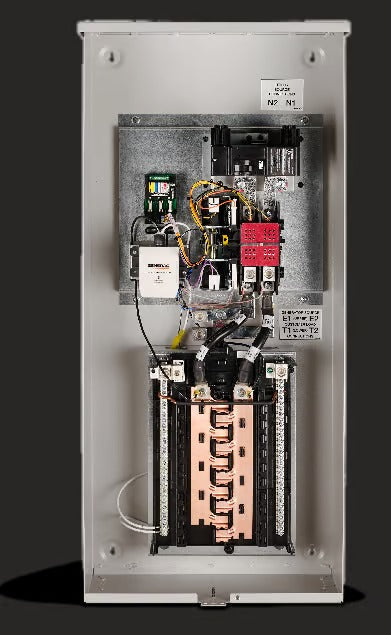 Generac 200A Automatic Transfer Switch with Integrated Surge Protection & Load Center - Service Entrance Rated (9399)