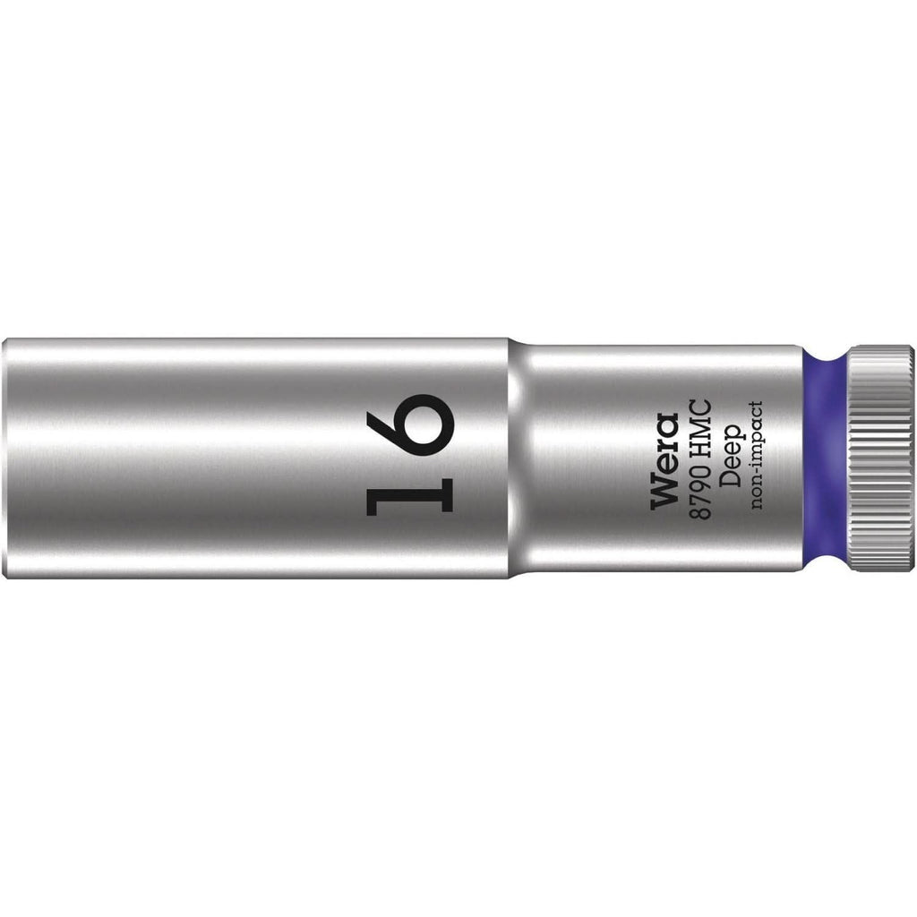 Wera 8790 Hmc Deep Socket With 1/2-in. Drive, 16x83-mm.