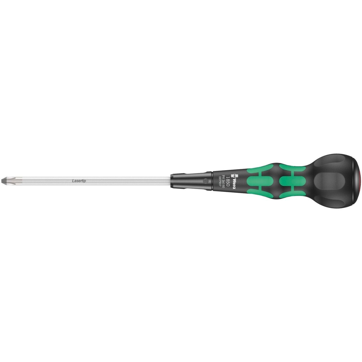 Wera 1850 Ph Kraftform Ball-Grip Phillips-Head Screwdriver, Ph 2x150-mm.