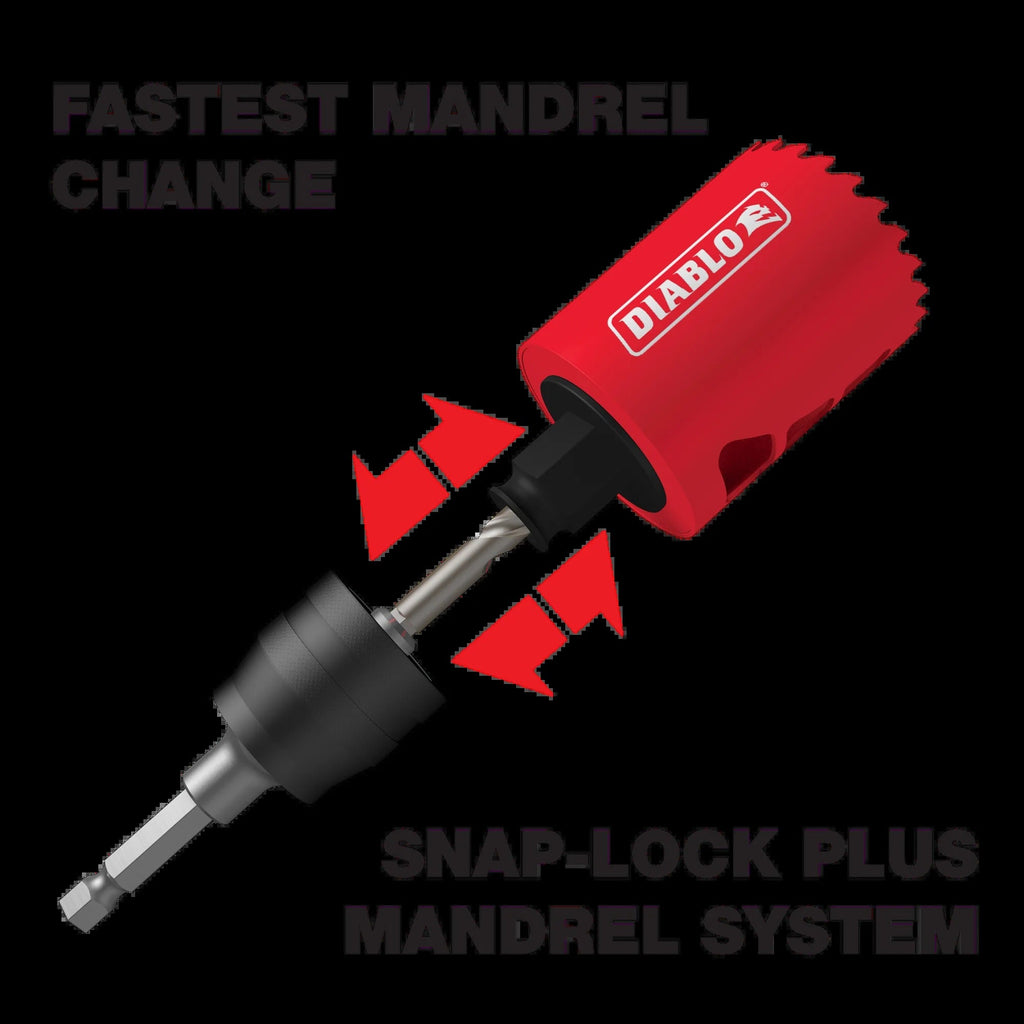 Diablo DHS3500CT 3-1/2 Inch Carbide-Tipped Wood & Metal Holesaw