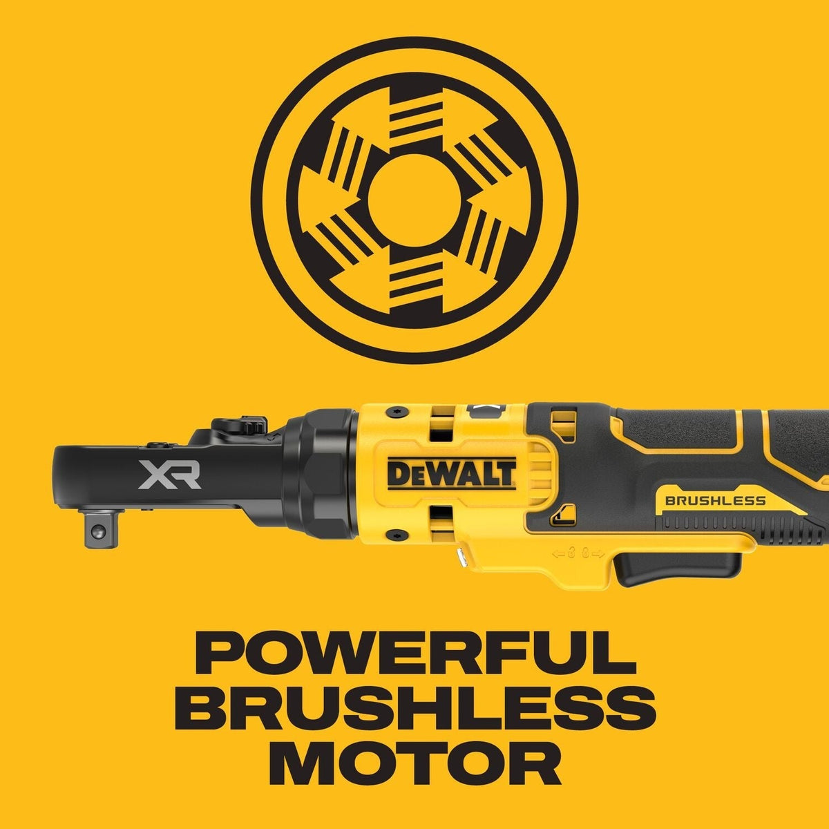 DeWALT DCF520B 20V MAX XR Brushless 1/4-in. & 3/8-in. Sealed Head Ratchet w/ 5.0Ah Battery