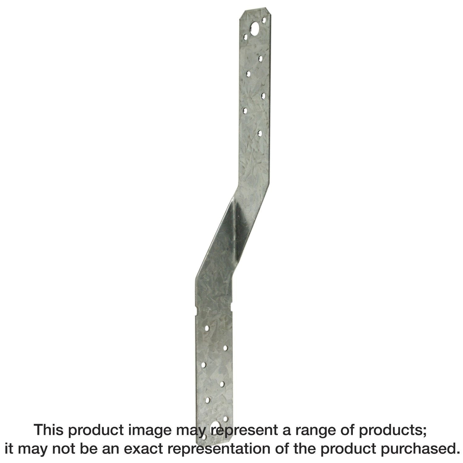 Simpson Strong-Tie MTS12Z MTS 12-in. 16-Gauge ZMAX Galvanized Medium Twist Strap