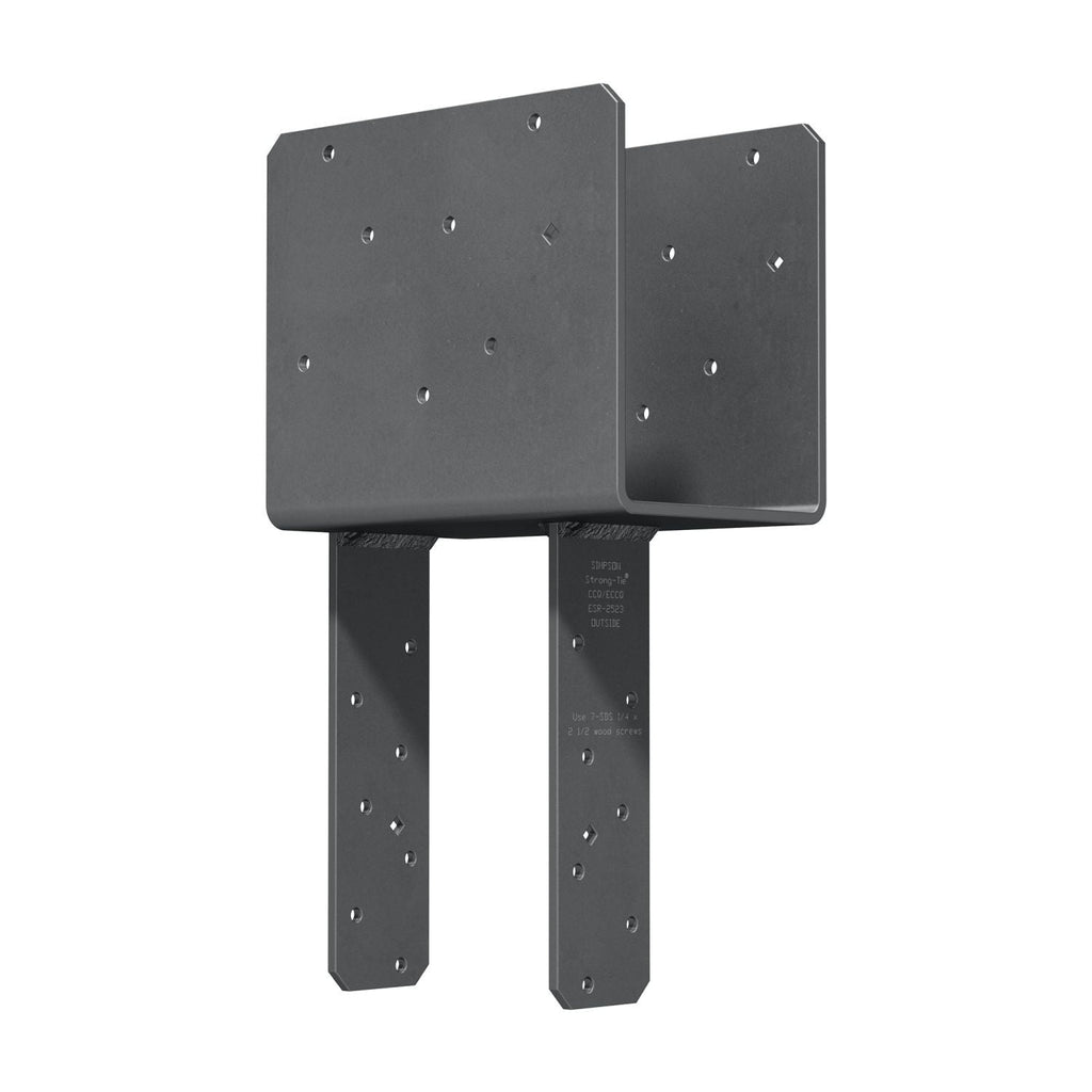 Simpson Strong-Tie ECCQ5-6SDS2.5 ECCQ End Column Cap for 5-1/8-in. Beam, 6x Post, with Strong-Drive SDS Screws