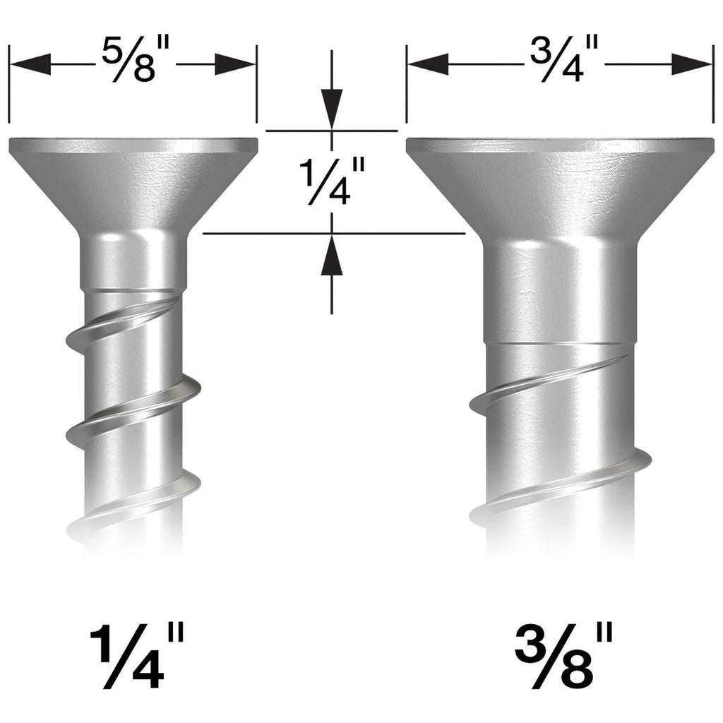 Simpson Strong-Tie Titen HD 3/8-in. x 5-in. Zinc-Plated Countersunk Head Heavy-Duty Screw Anchor, 50-Pack (THD37500CS)