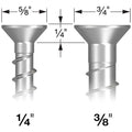 Simpson Strong-Tie Titen HD 3/8-in. x 5-in. Zinc-Plated Countersunk Head Heavy-Duty Screw Anchor, 50-Pack (THD37500CS)