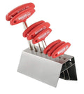 Wiha 33488 Hex T-Handle Metric 8 Piece Set in Metal Stand