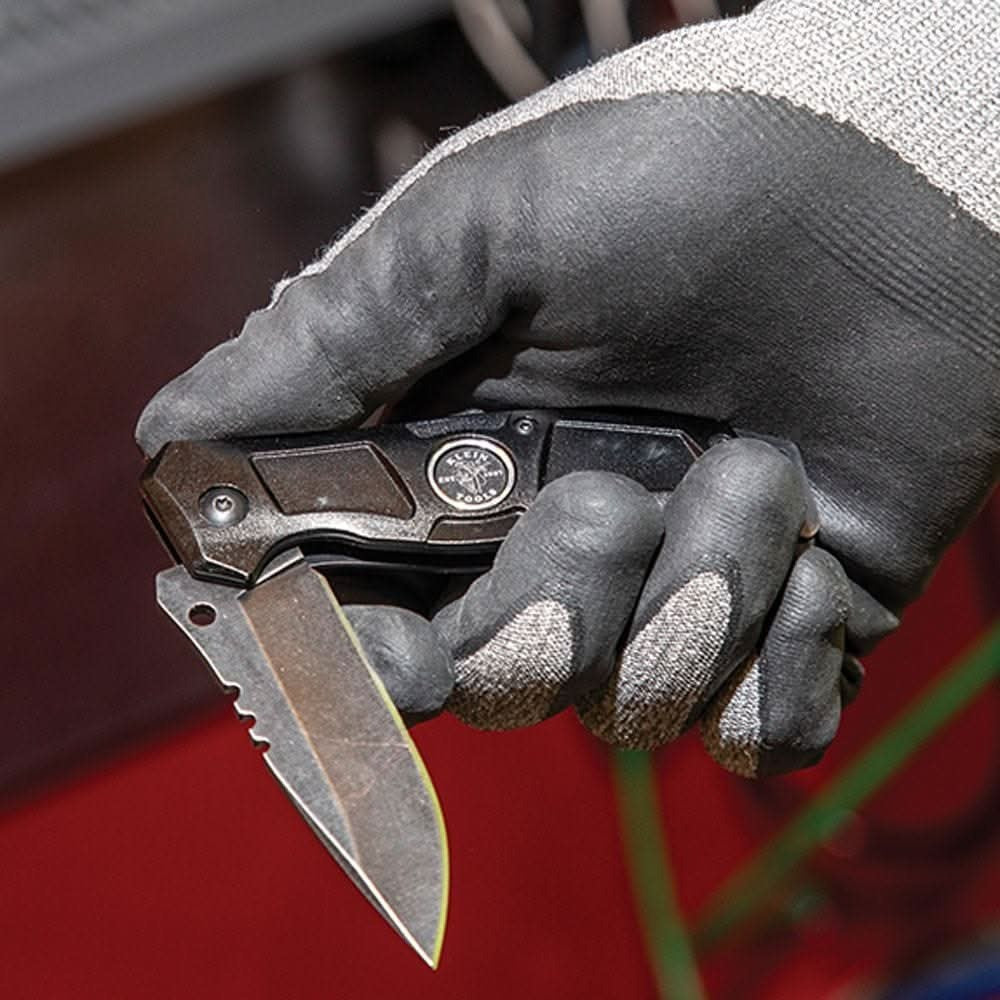 Klein Tools 44228R Electrician's Bearing-Assisted Open Pocket Knife