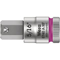 Wera 8740 A Hf Zyklop Bit Socket With Holding Function, 1/4-in. Drive, 5/16-in.x28-mm.