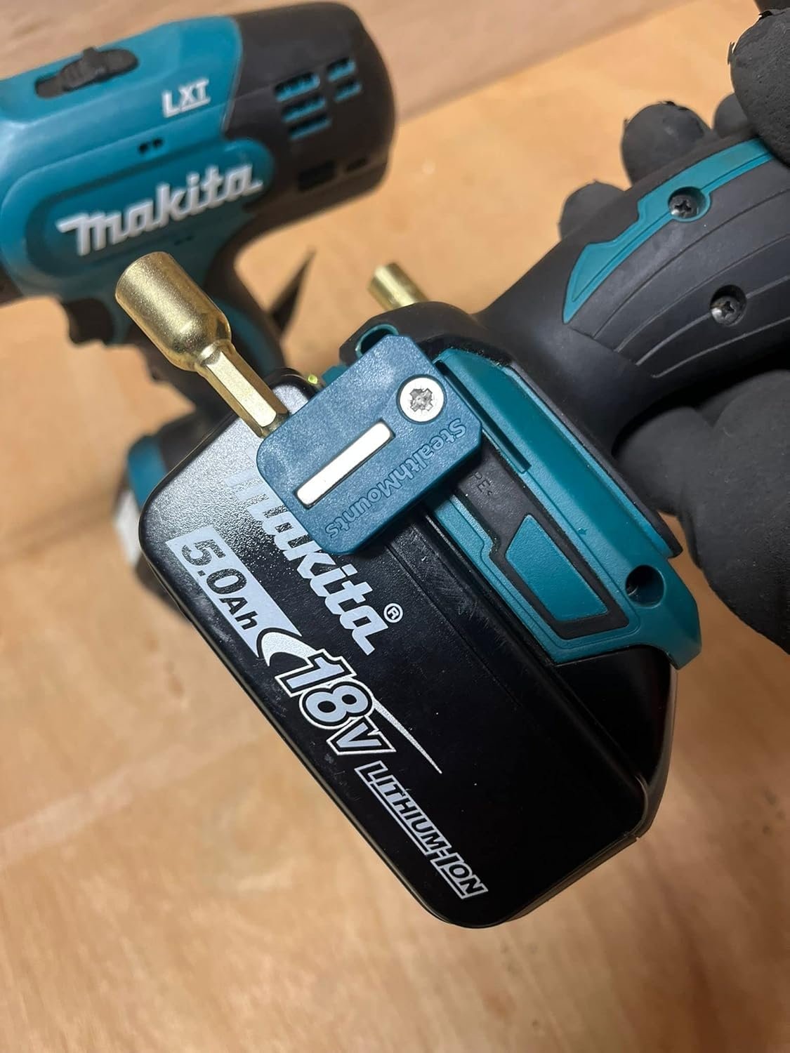StealthMounts Stubby Magnetic Bit Holder for Makita CXT, LXT & XGT Tools, 3-Pack