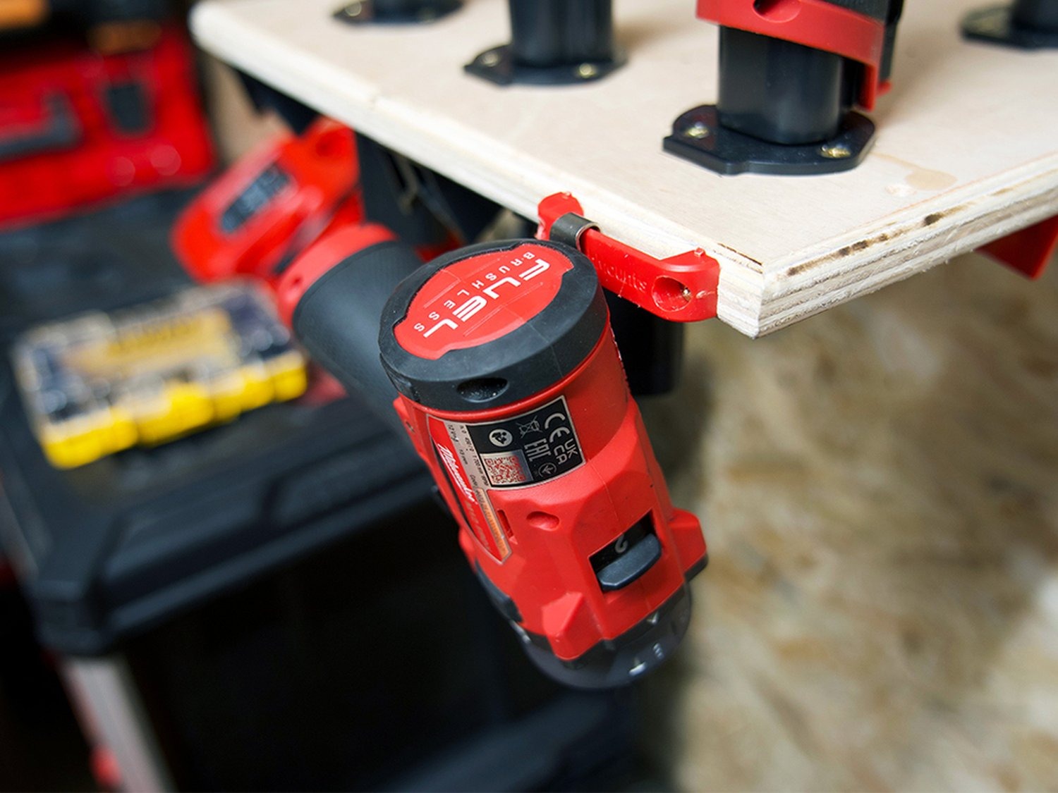 StealthMounts Bench Belt+ Mountable Tool Clips, 6-Pack