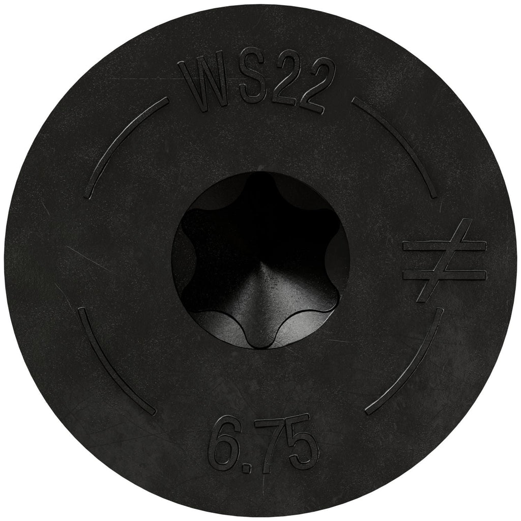 Simpson Strong-Tie SDW22634-R50 Strong-Drive SDW EWP-PLY Screw, .220-in. x 6-3/4-in. T40 6-Lobe, E-coat, 50-Pack