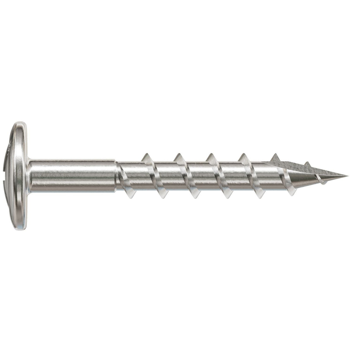 Simpson Strong-Tie S08C125KQC Wire-Lath Modified Truss-Head Screw, #8 x 1-1/4-in., #2 Phillips Head, Type 305, 100-Pack