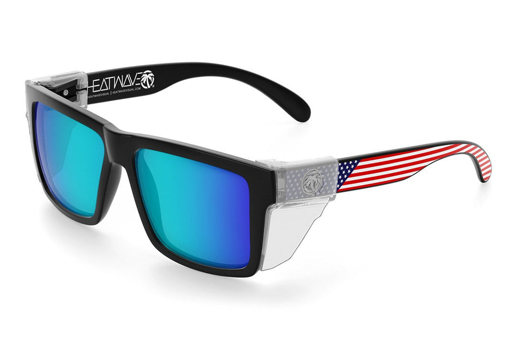 Heat Wave VISE Z87 Stars and Stripes USA Sunglasses