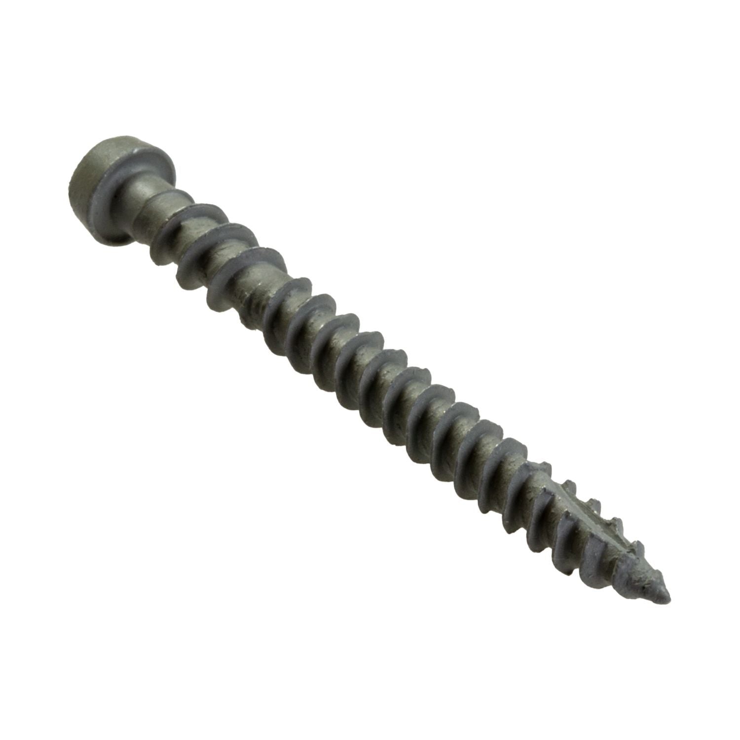 Simpson Strong-Tie DCU2GRR70 Deck-Drive DCU COMPOSITE Screw, #10 x 2-in. T20, Quik Guard, Gray, 70-Pack