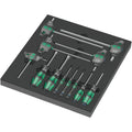 Wera 9713 Foam Insert Hex Screwdriver Set 1, 12-Pieces