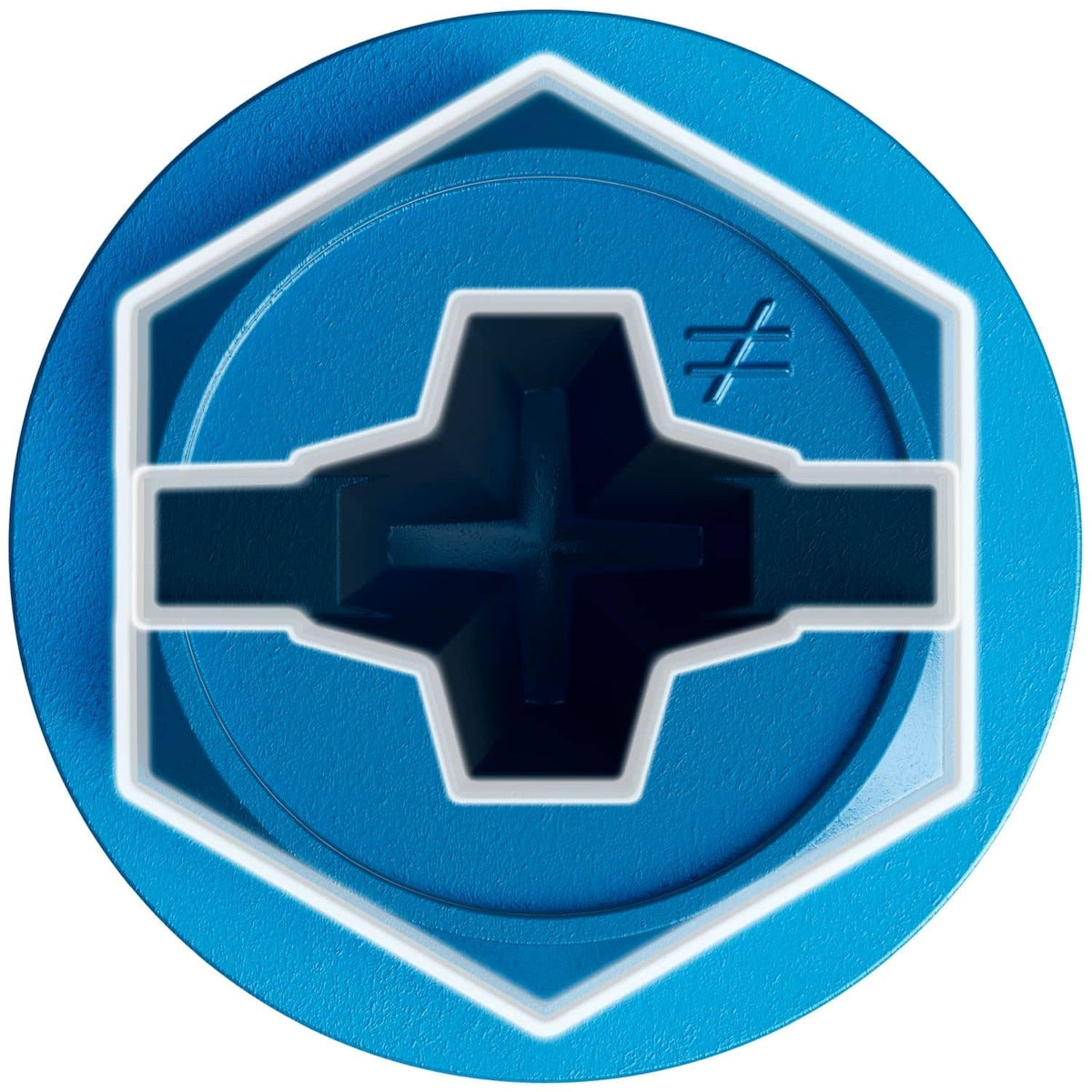 Simpson Strong-Tie TNT25214HC75 Titen Turbo, 1/4-in. x 2-1/4-in. Hex-Head Concrete and Masonry Screw, Blue, 75-Pack