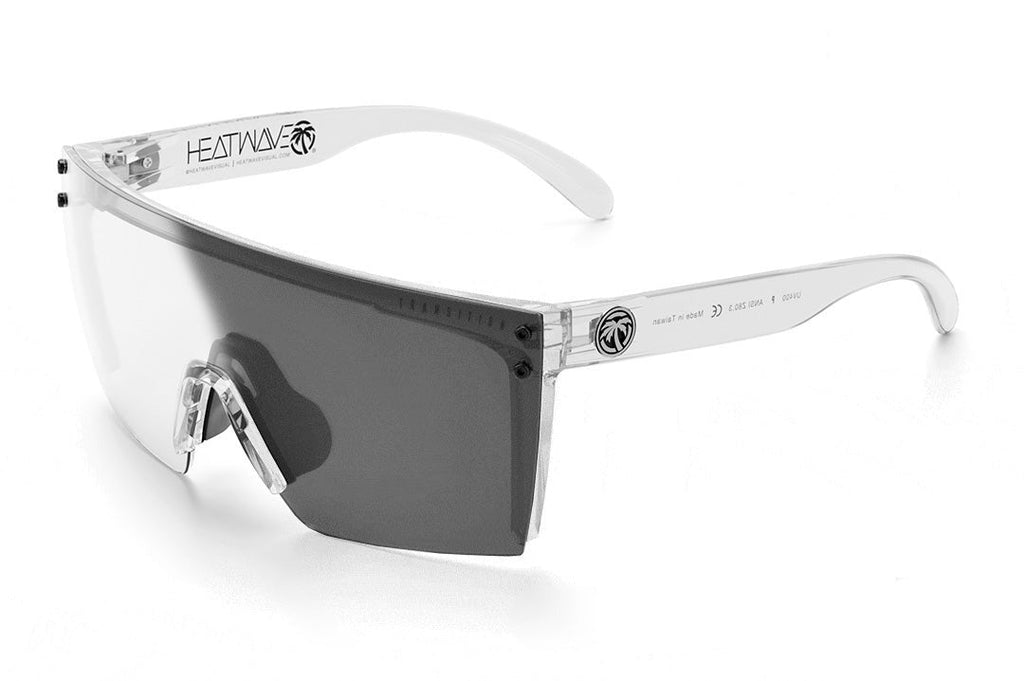 Heat Wave Lazer Face Sunglasses VAPOR CLEAR Frame Photochromic Lens Z87