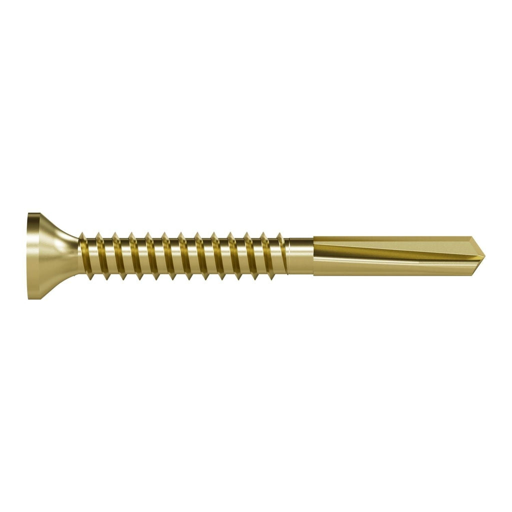 Simpson Strong-Tie PPHD134B1016-4K Strong-Drive PPHD SHEATHING-TO-CFS Screw, #10 x 1-3/4-in. T25, Yellow Zinc, 4000-Pack