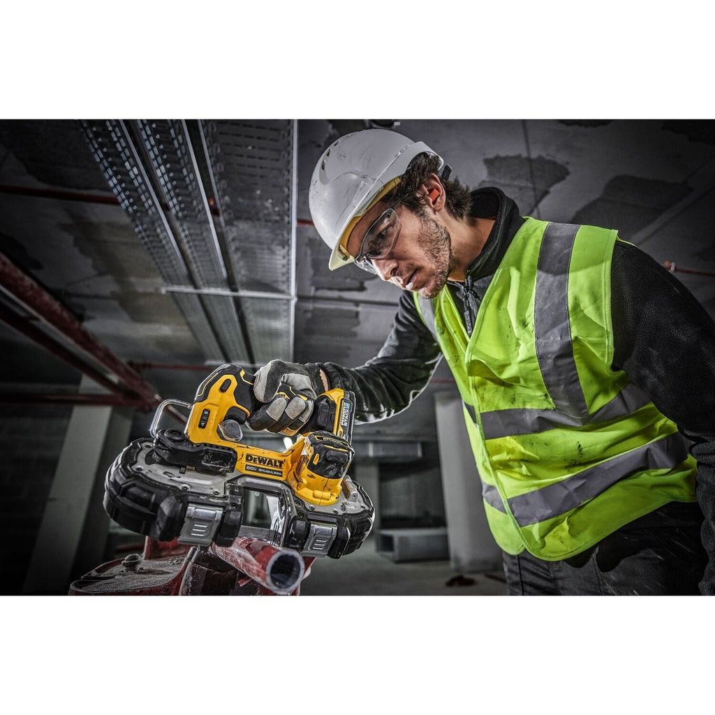 DEWALT DCS377E1 ATOMIC 20V MAX* Brushless 1-3/4 in. Compact Bandsaw PowerStack Kit