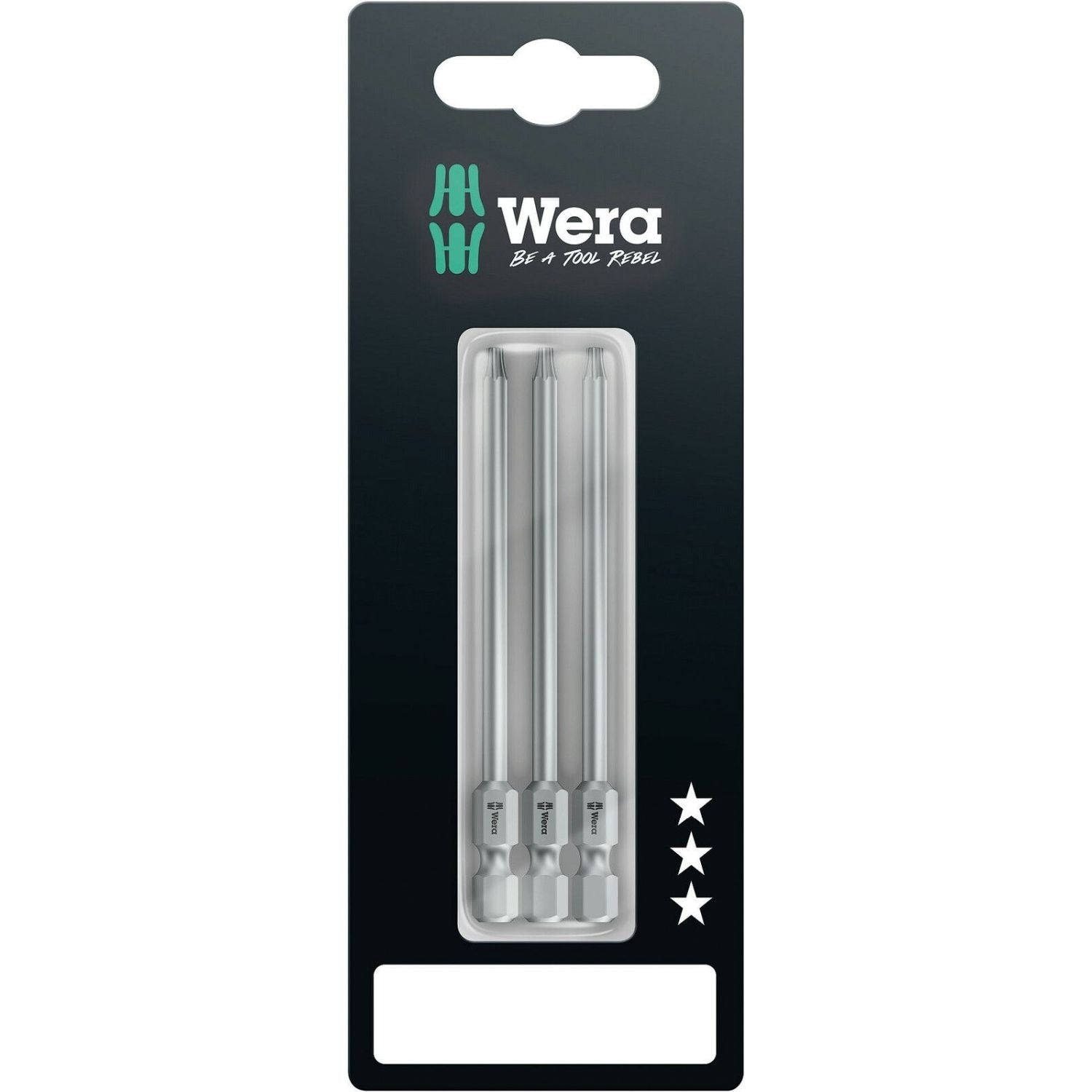 Wera 867/4 Z SB Bit, Torx 10x89-mm., 3-Pieces