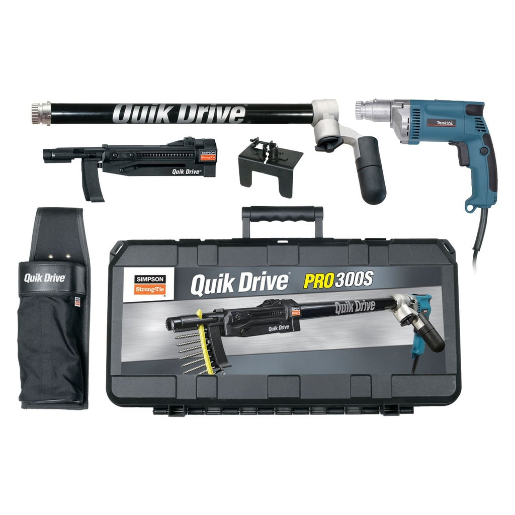 Simpson Strong-Tie PRO300SM25K Quik Drive PRO300S Decking System w/ Makita 2500 RPM Screwdriver Motor
