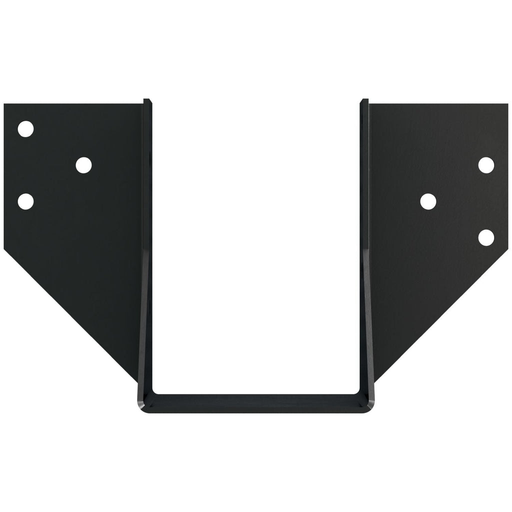 Simpson Strong-Tie OHU46-SDS3 OHU Black Powder-Coated Ornamental Joist Hanger for 4x6 with Strong-Drive SDS Screws