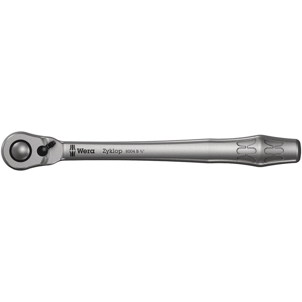 Wera 8004 B Zyklop Metal Ratchet With Switch Lever And 3/8-in. Drive, 3/8-in.x222-mm.