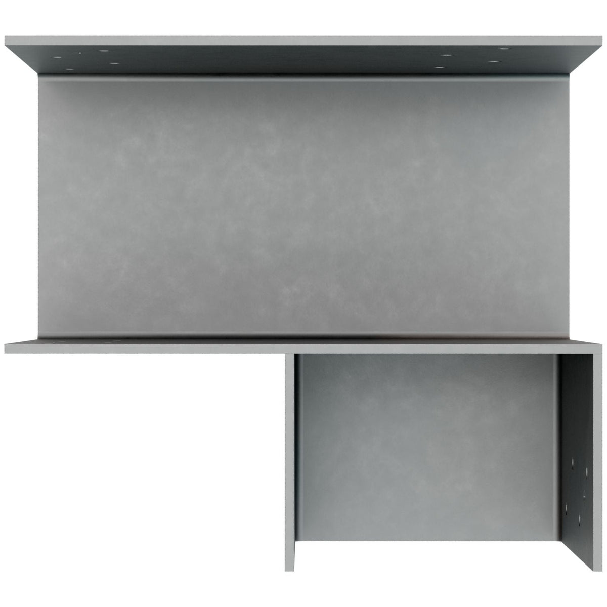 Simpson Strong-Tie L-Shape End Column Cap for 6x Beams, 6x Post w/ SDS Screws, Skewed Right (ECCLRQ666SDS)