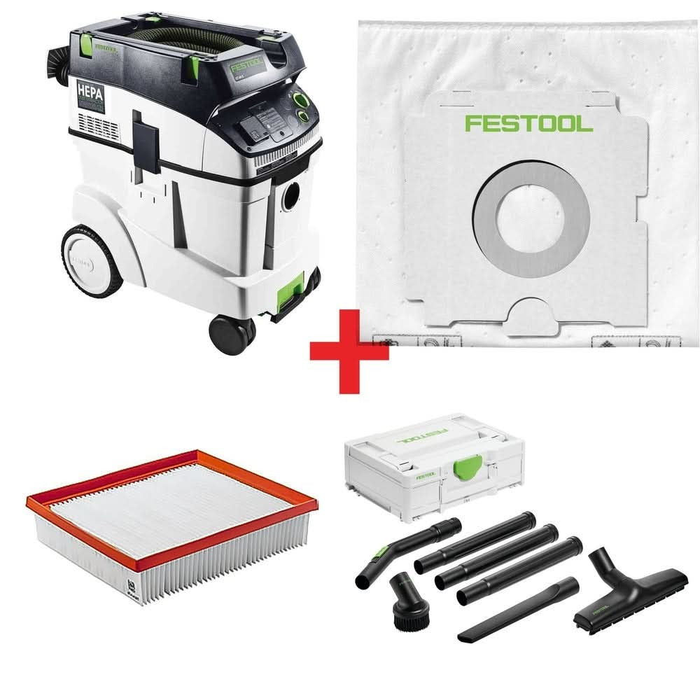 Festool CT 48 EI HEPA Bluetooth Dust Extractor Pro Bundle