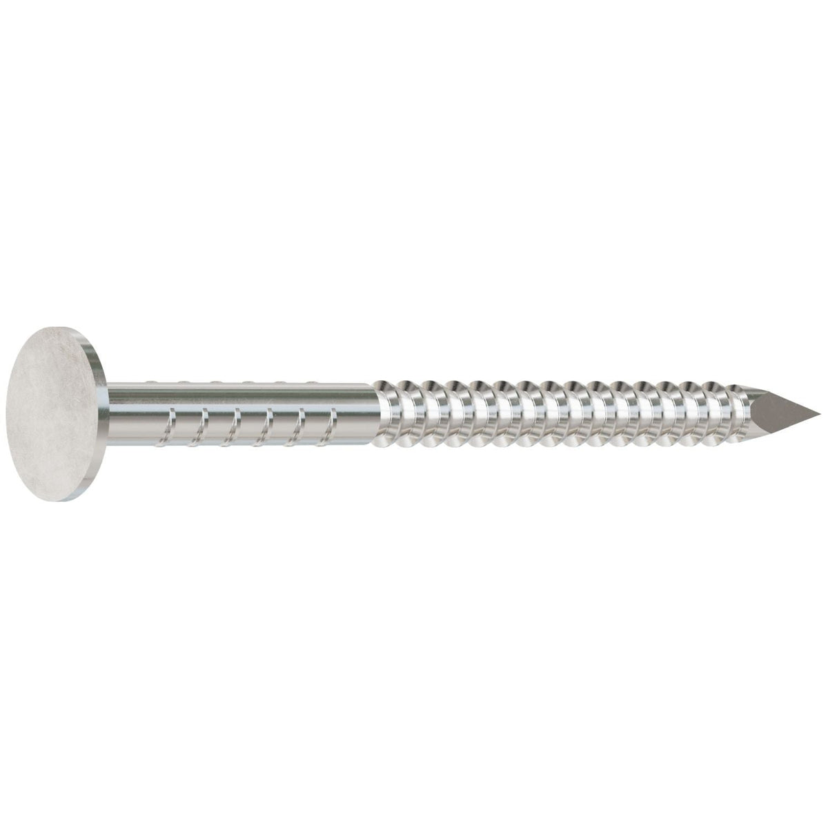 Simpson Strong-Tie S1010ARNB Roofing Nail, Annular Ring Shank, 3-in. x .131-in. Type 304 Stainless Steel, 25-lb.